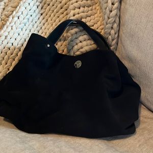 EUC black suede Kate Spade Stardust Willa tote